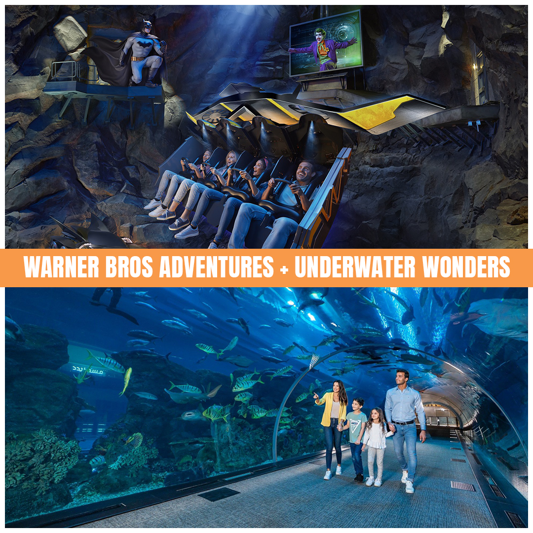 Family Fun in Abu Dhabi: Warner Bros Adventures + Underwater Wonders in One Combo clicktoguide