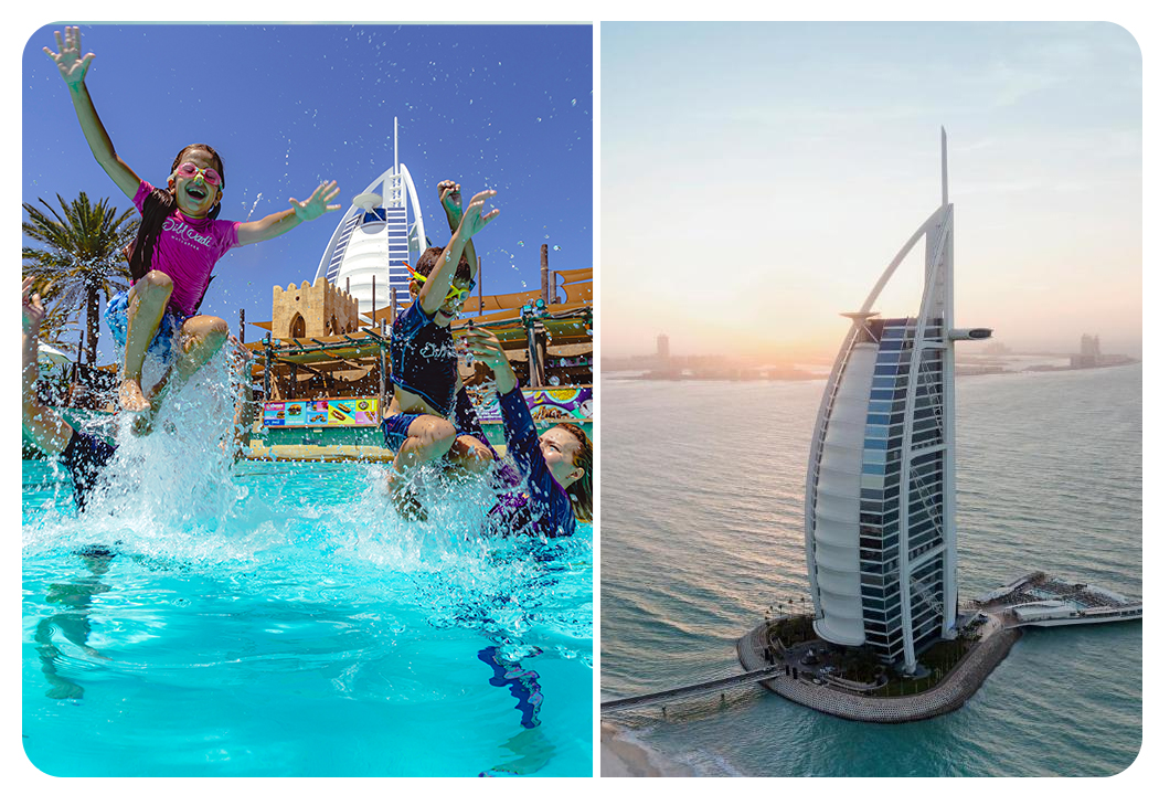 Wild Wadi Waterpark (General Admission) + Burj Al Arab Tour