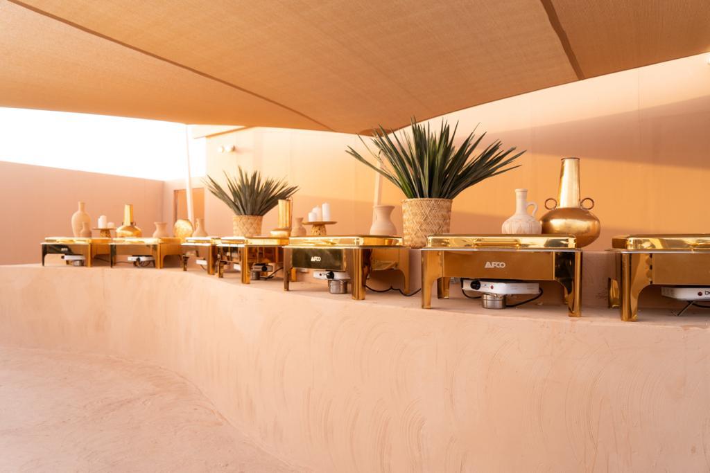 Private Desert Safari in Premium Camp: Food Area