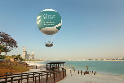 The Dubai Balloon at Atlantis: The Palm View