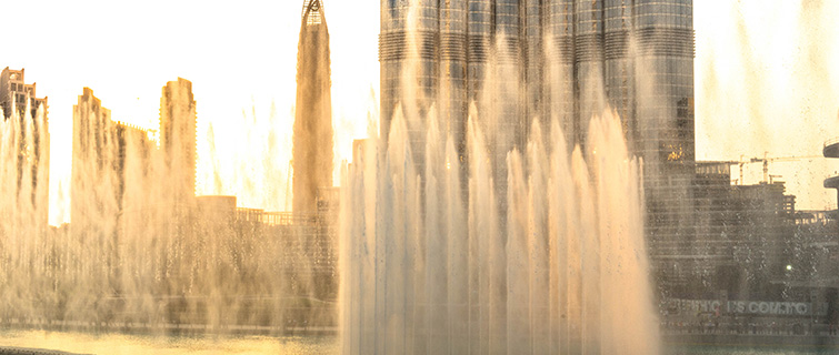 Dubai Fountain: Main View