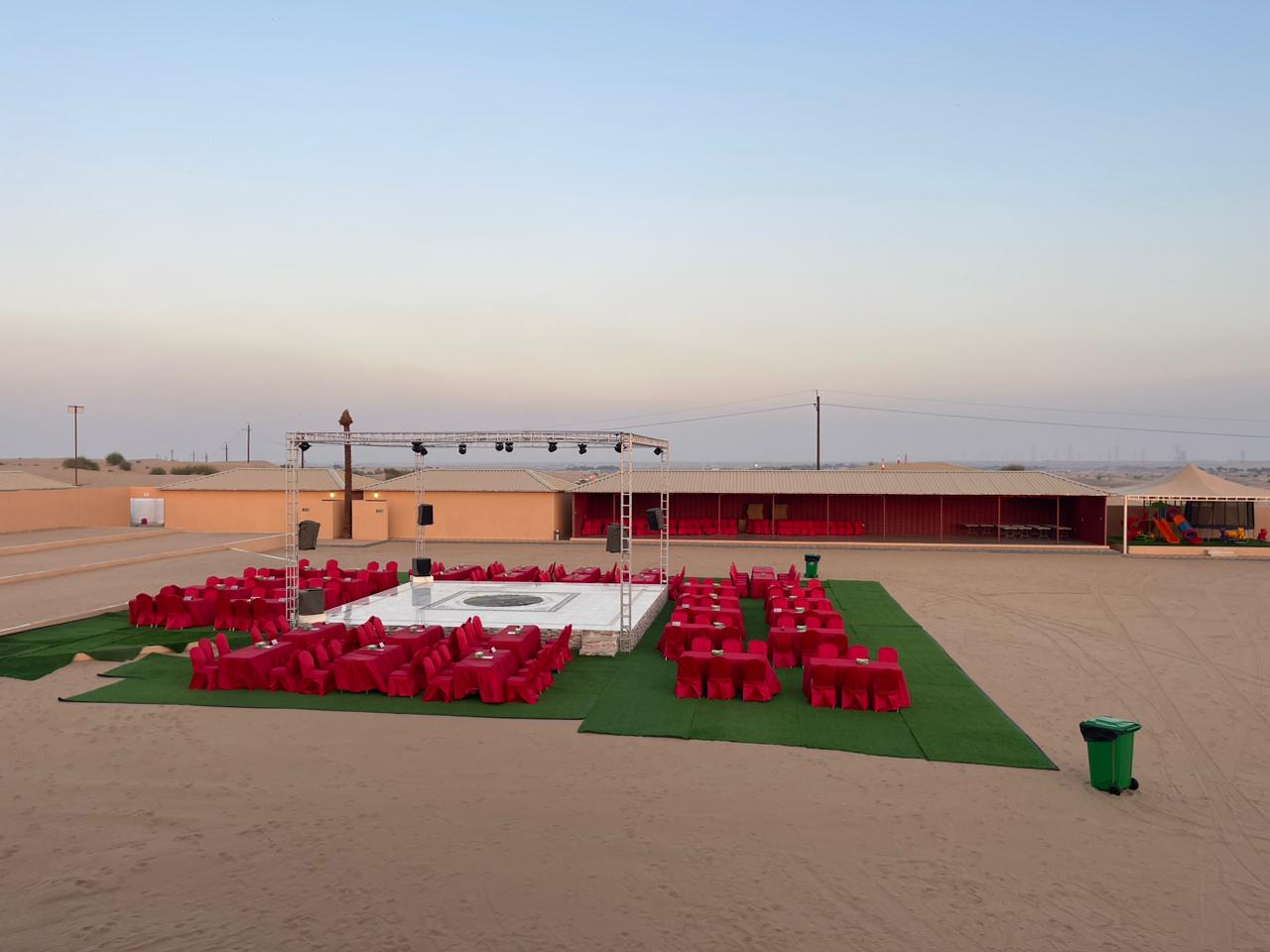 Private Safari in Dubai: Camp Seating