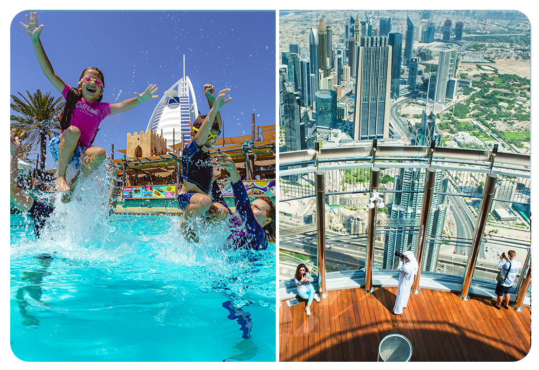 Wild Wadi Waterpark + At The Top Burj Khalifa (124 Floor) - Non-Prime Time