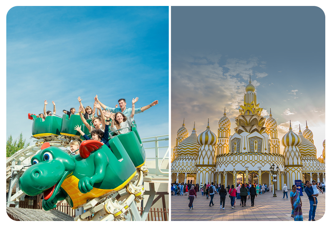 Any 1 Park At Dubai Parks & Resorts With Free Shuttle + Free Global Village (Any Day)