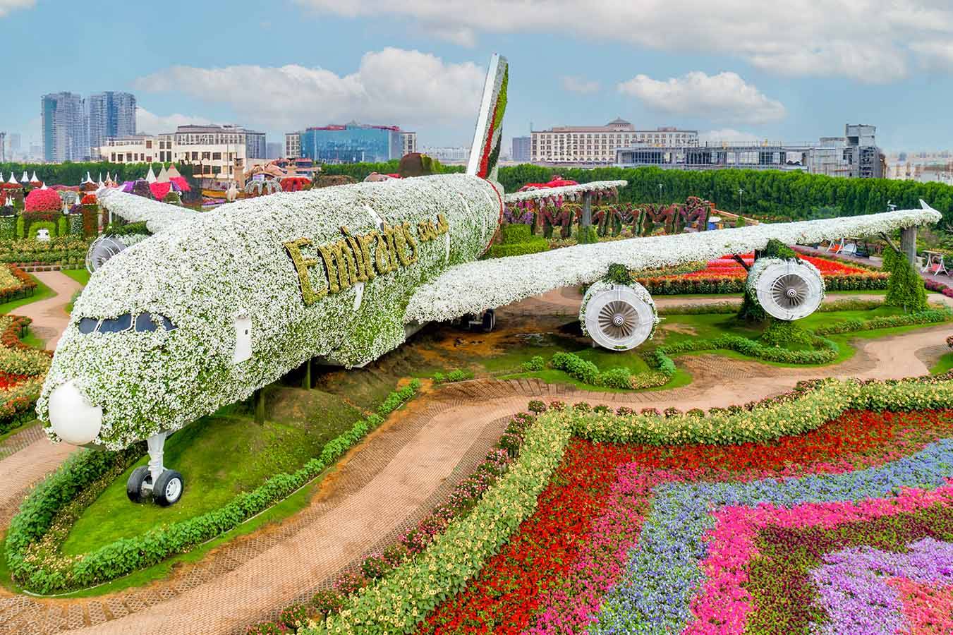 Dubai Miracle Garden: A380