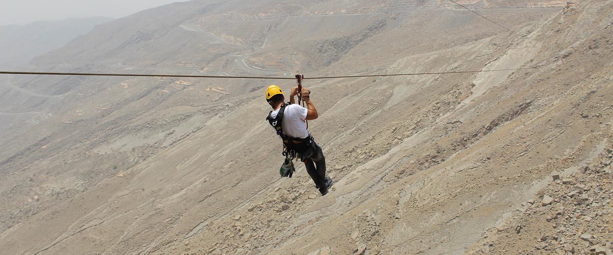 Jebel Jais Zipline: Sky Tour