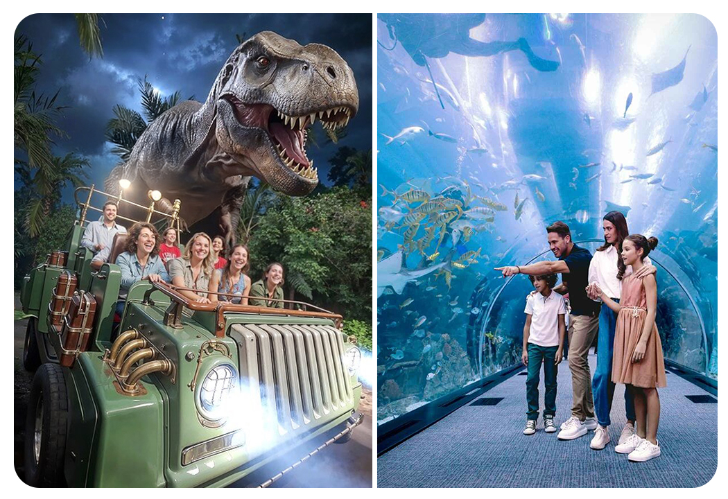 IMG Worlds of Adventure + Dubai Aquarium Underwater Zoo (Silver Pass)