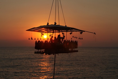 Dinner In The Sky: Sunset View