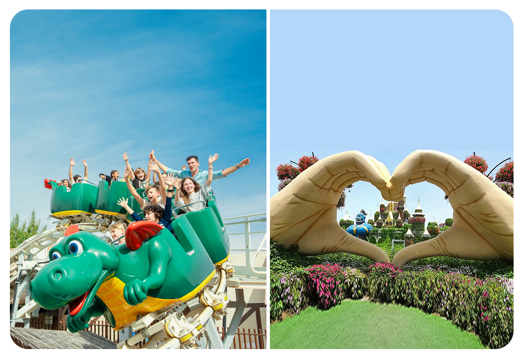 Any 1 Park At Dubai Parks & Resorts With Free Shuttle + Miracle Garden