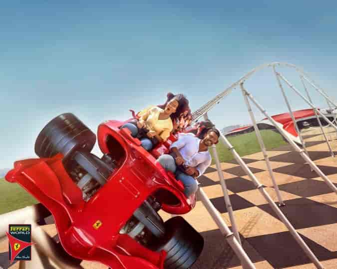 Ferrari World Abu Dhabi: Car Coaster Activity